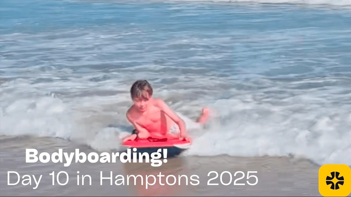 Bodyboarding! | Day 10 in The Hamptons (2025 Edition)