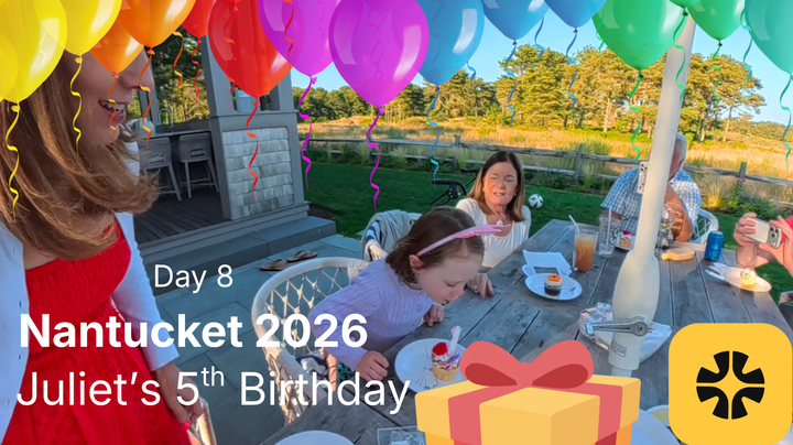 Juliet's 5th Birthday | Day 8 in Nantucket (2026 Edition)